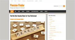 Desktop Screenshot of pensionfinder.org.uk